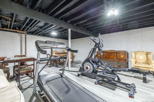 Fitness Equipment, Interior, Wood Texture Flooring