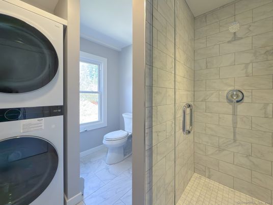 Bathroom, Glass Shower, Interior, Marble, Marble Walls