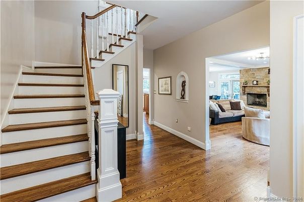 Fireplace, Interior, Wood Texture Flooring