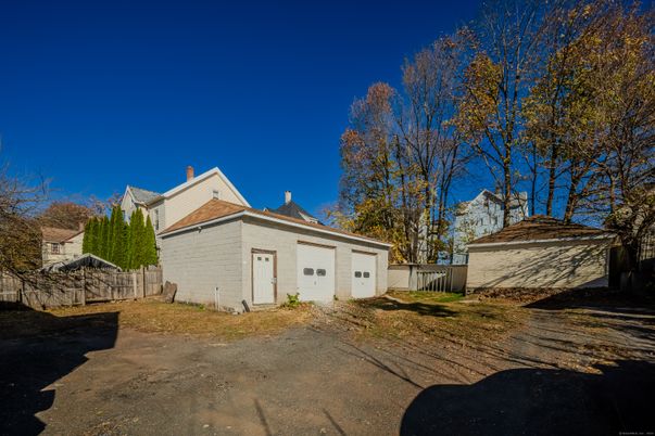 Backyard, Detached Garage, Exterior