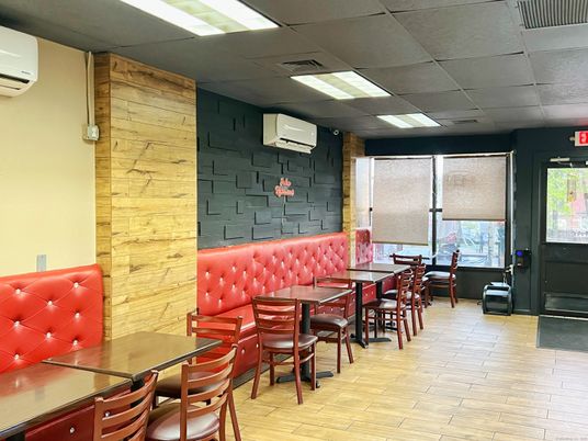 Dining room, Interior, Recessed Lighting, Wood Texture Flooring, Wooden Walls