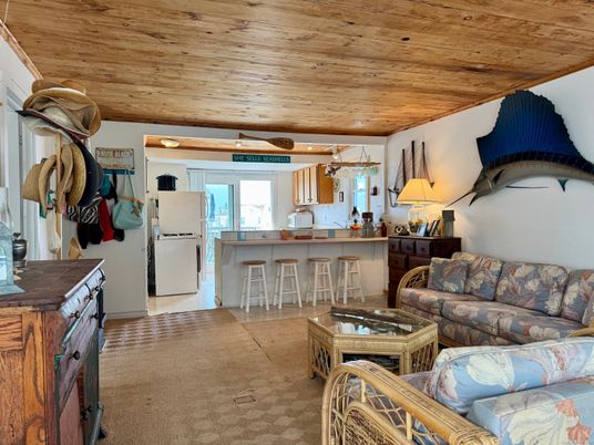 Interior, Kitchen, Living room, Wooden Ceilings