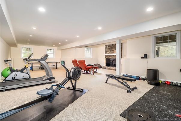 Fitness Equipment, Interior, Recessed Lighting