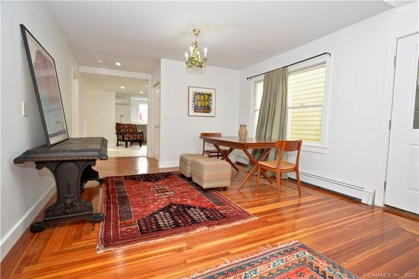 Chandelier, Dining room, Interior, Piano, Recessed Lighting, Wood Texture Flooring