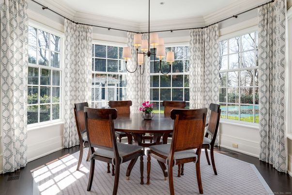 Chandelier, Dining room, Interior, Pendant Lights, Wood Texture Flooring