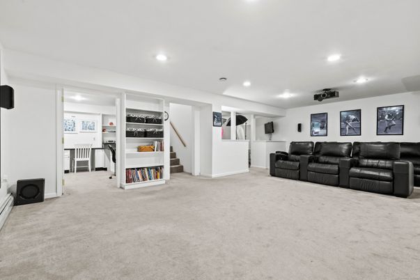 Interior, Living room, Recessed Lighting