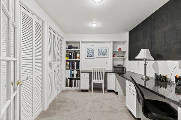 Home Office, Interior, Recessed Lighting