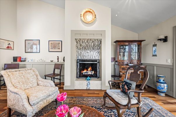 Fireplace, Interior, Wood Texture Flooring