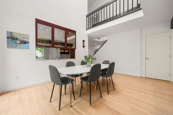 Dining room, Interior, Wood Texture Flooring
