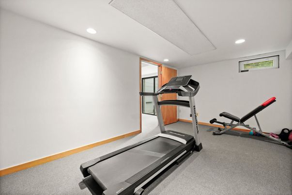 Fitness Equipment, Interior, Recessed Lighting