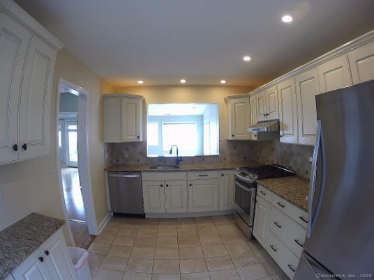 Interior, Kitchen, Recessed Lighting, Stainless Steel Appliances