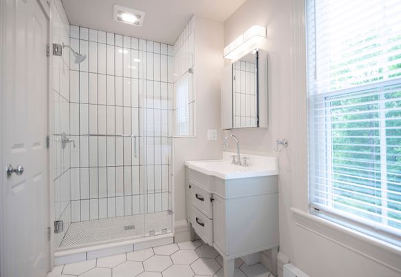 Bathroom, Glass Shower, Interior
