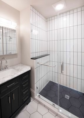 Bathroom, Glass Shower, Interior