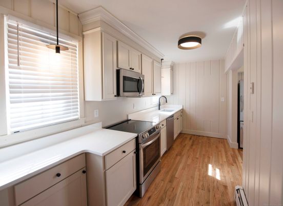 Interior, Kitchen, Wood Texture Flooring