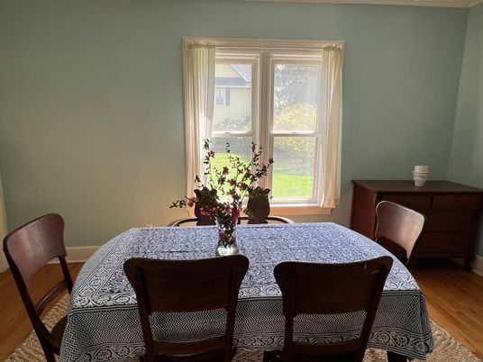 Dining room, Interior, Wood Texture Flooring