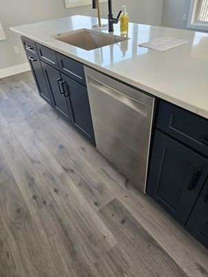 Interior, Kitchen, Wood Texture Flooring