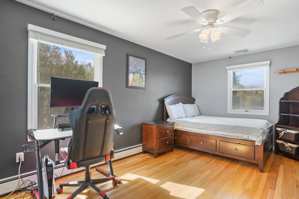 Bedroom, Home Office, Interior, Wood Texture Flooring