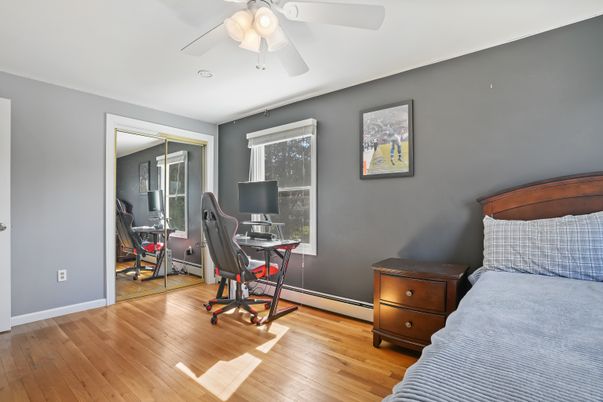 Bedroom, Home Office, Interior, Wood Texture Flooring