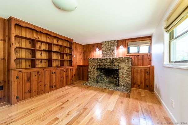 Fireplace, Interior, Wood Texture Flooring, Wooden Walls