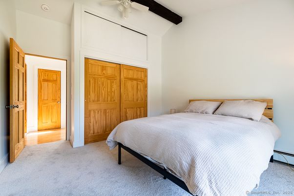 Bedroom, Interior, Wooden Beams