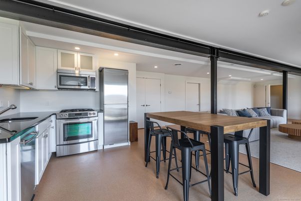 Interior, Kitchen, Recessed Lighting, Stainless Steel Appliances