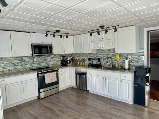 Interior, Kitchen, Wood Texture Flooring