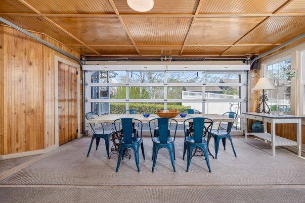 Dining room, Interior, Wooden Ceilings, Wooden Walls