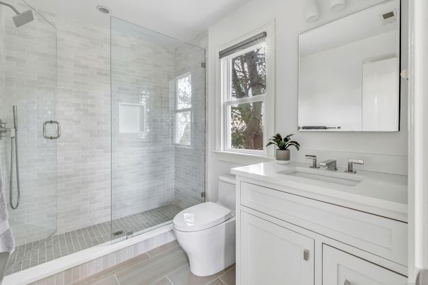 Bathroom, Glass Shower, Interior