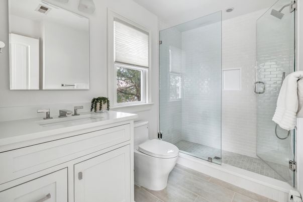 Bathroom, Glass Shower, Interior