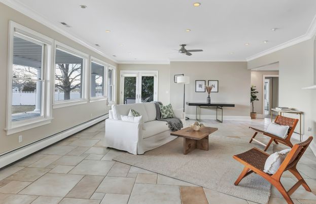 Interior, Living room, Recessed Lighting