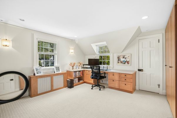 Home Office, Interior, Recessed Lighting