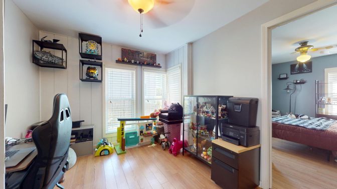 Home Office, Interior, Wood Texture Flooring