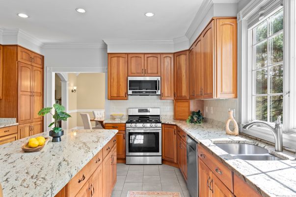Interior, Kitchen, Recessed Lighting, Stainless Steel Appliances