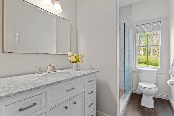 Bathroom, Interior, Wood Texture Flooring
