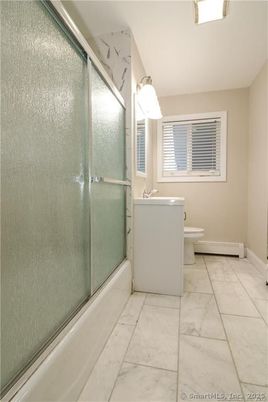 Bathroom, Glass Shower, Interior, Marble