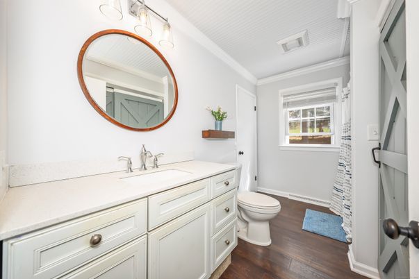 Bathroom, Interior, Wood Texture Flooring
