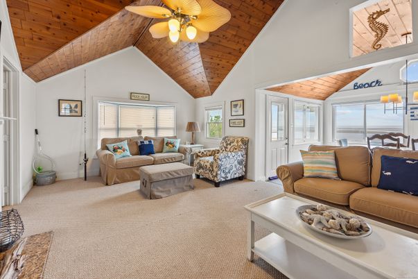 Interior, Living room, Wooden Ceilings