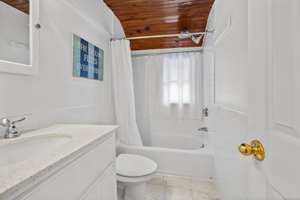 Bathroom, Interior, Marble, Wooden Ceilings