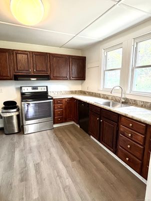 Interior, Kitchen, Wood Texture Flooring