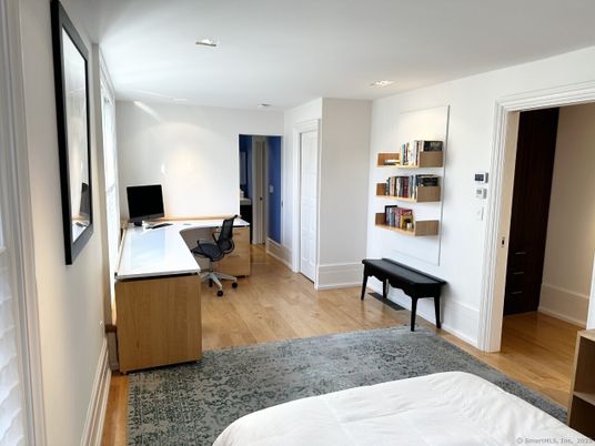 Bedroom, Home Office, Interior, Wood Texture Flooring