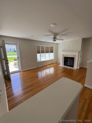 Empty room, Fireplace, Interior, Wood Texture Flooring