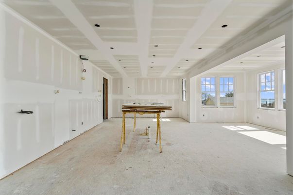 Empty room, Interior, Recessed Lighting
