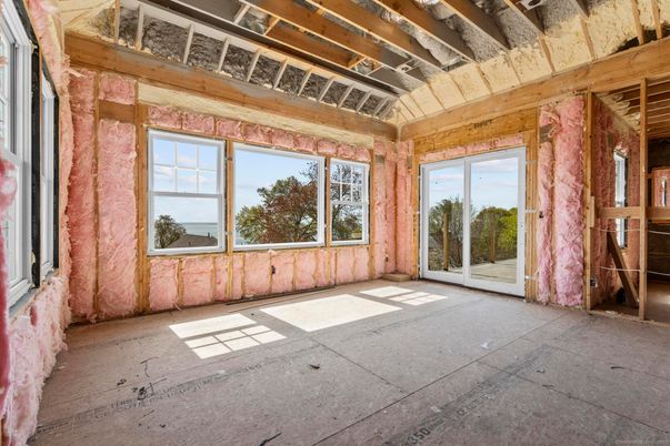 Empty room, Interior, Wooden Beams, Wooden Walls
