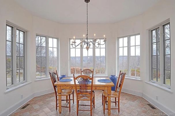 Chandelier, Dining room, Interior