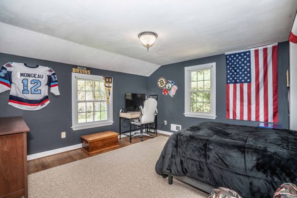 Bedroom, Home Office, Interior, Wood Texture Flooring