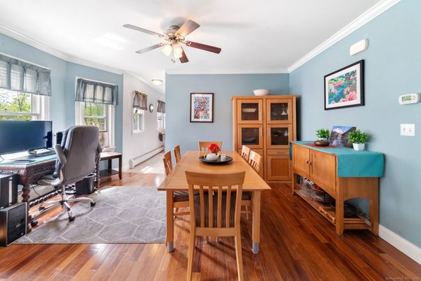 Home Office, Interior, Wood Texture Flooring