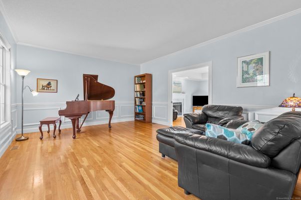 Fireplace, Interior, Living room, Piano, Wood Texture Flooring