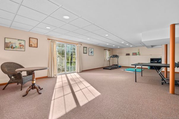 Fitness Equipment, Home Office, Interior, Recessed Lighting