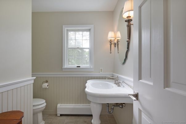 Bathroom, Interior, Wood Texture Flooring