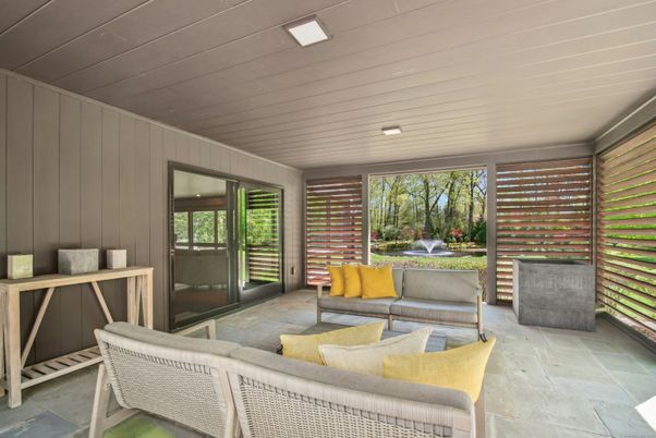 Interior, Living room, Recessed Lighting